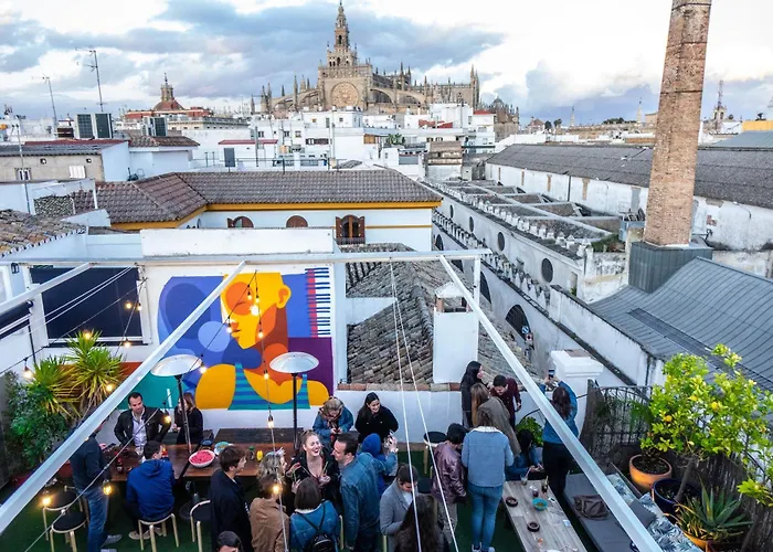 La Banda Rooftop Hostel Séville